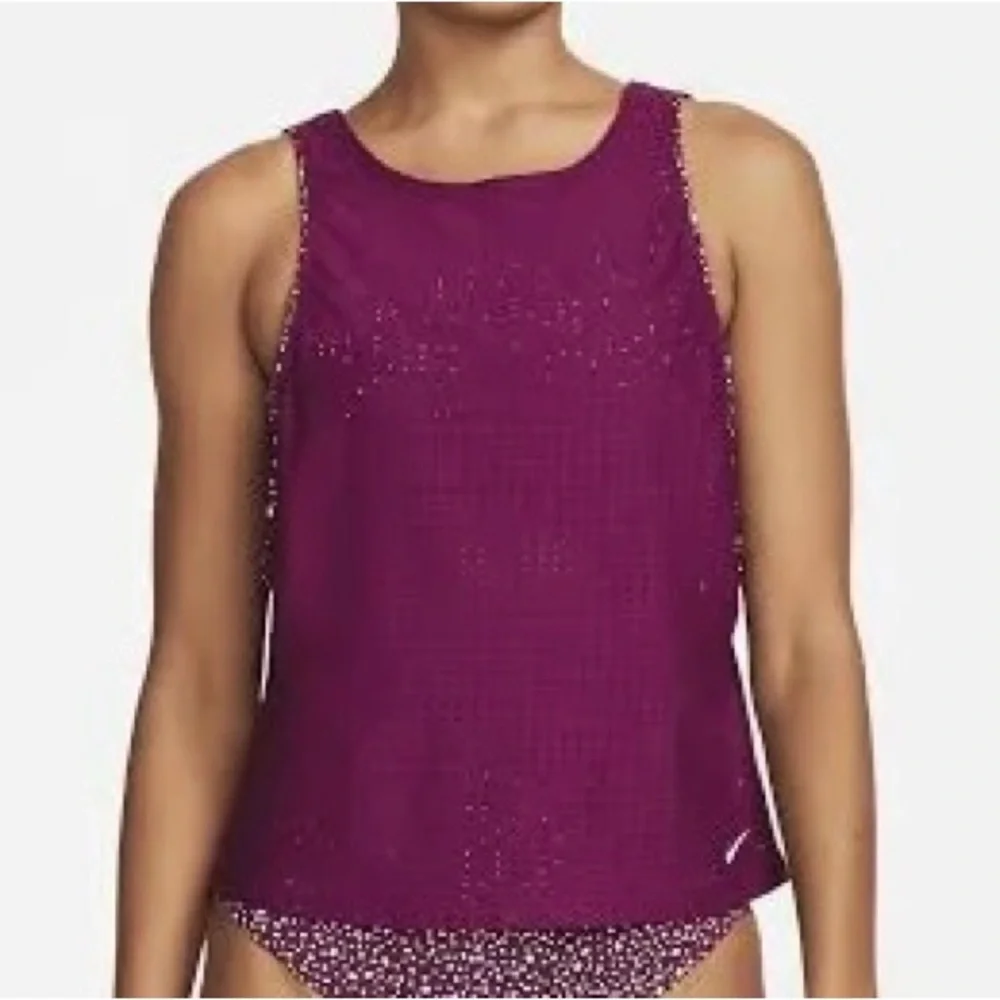 Nike Water Dots Convertible Layered Tankini Top - Picture 4 of 8